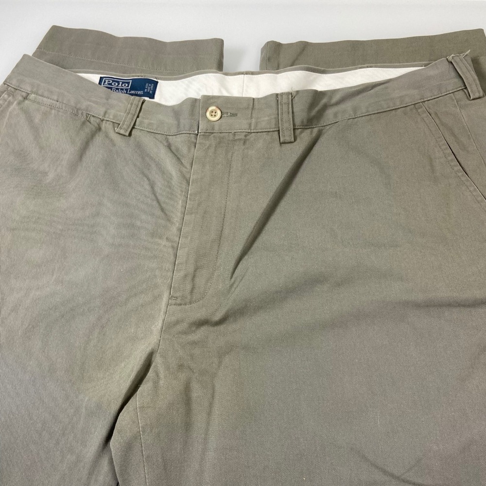 Polo Ralph Lauren Mens 40X30 Olive Green Preston Pant‎ Cotton Chinos Preppy